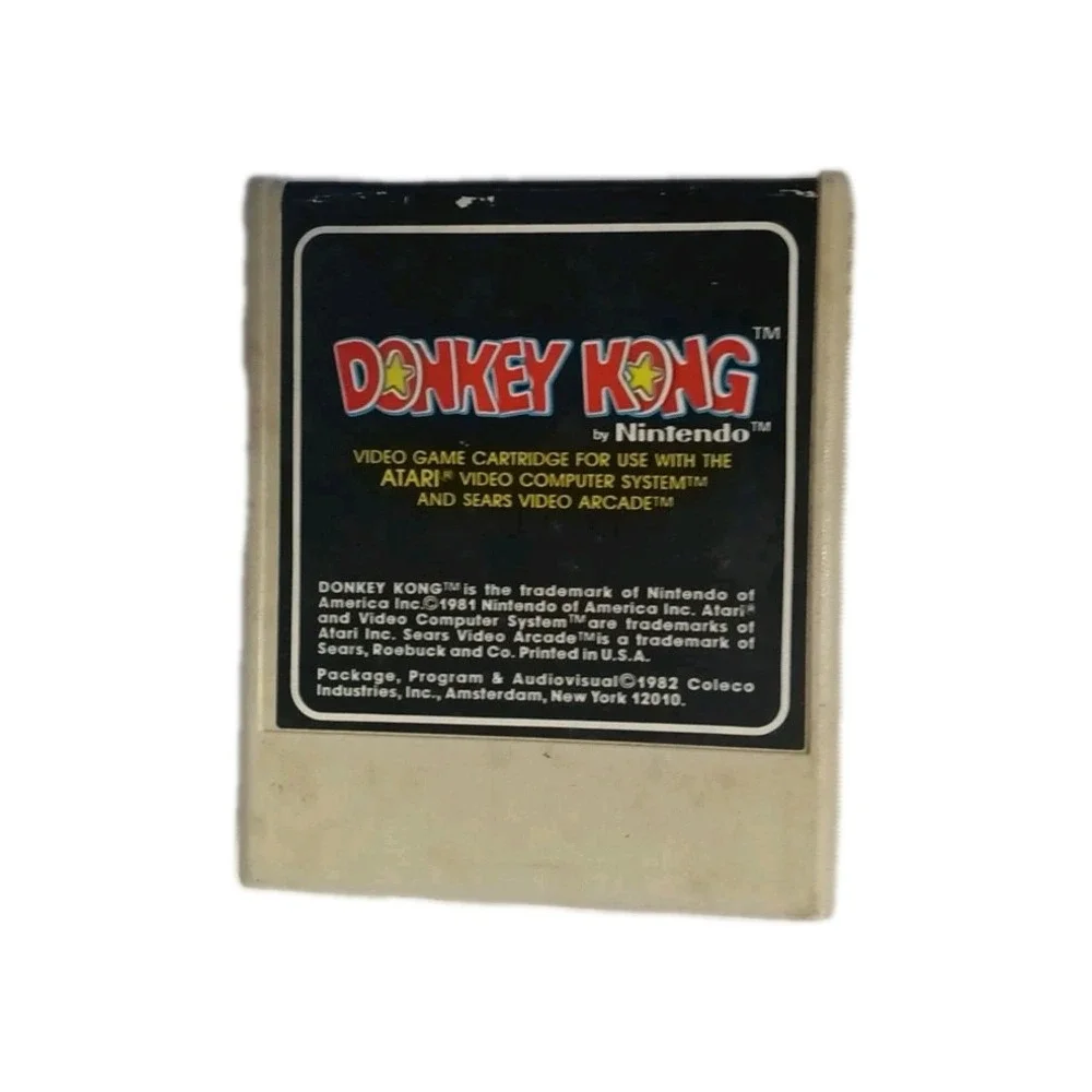 Vtg Atari Coleco Donkey‎ Kong Nintendo Cartridge Game Untested